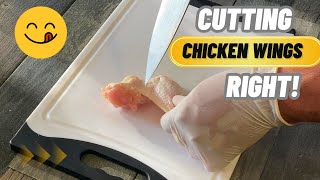 CRASH COURSE  - How To Cut Chicken Wings - THE EASY WAY