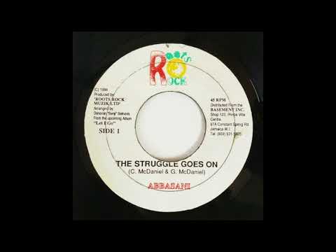 Abbasani - The Struggle Goes On (Roots Rock Music) & Version, 1994