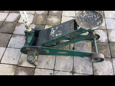 OLD SEARS HYDRAULIC FLOOR JACK TROUBLE SHOOTING HELP,JACK WON’t STAY UP!!