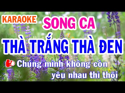 Thà Trắng Thà Đen (Mất Nhau Rồi) Karaoke Song Ca Nhạc Sống - Phối Mới Dễ Hát - Nhật Nguyễn