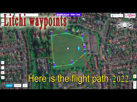 Litchi Waypoints || First time ever attempted on my Mini 2 - how did i do? 4K