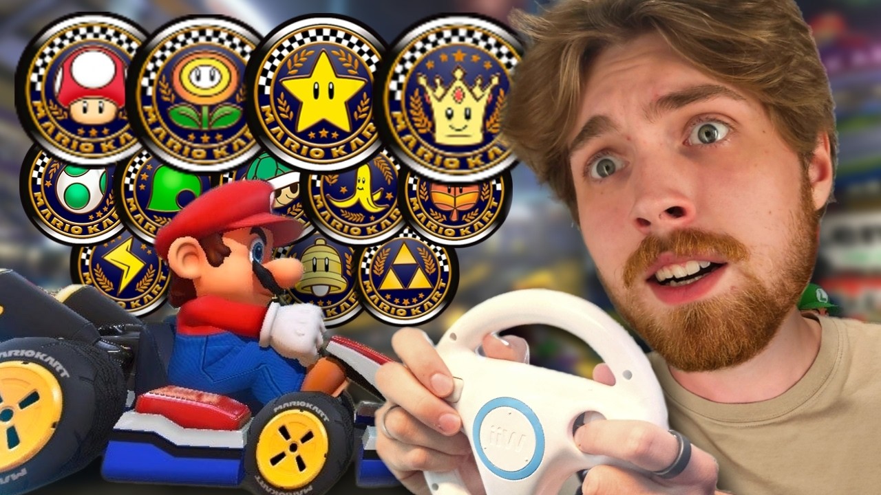 I BEAT The Hardest Mario Kart Challenge In The World