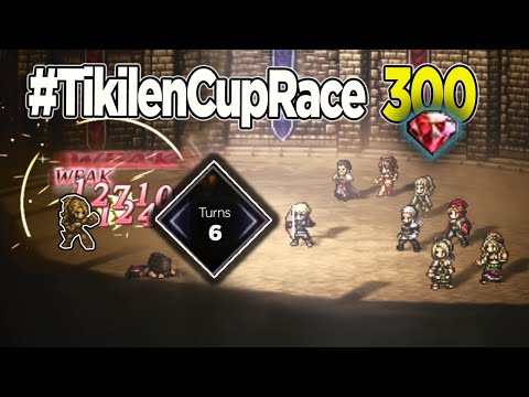 ★ #TikilenCupRace | ftp | Beat Tikilen with gen pool | Octopath Traveler Champions of the Continent