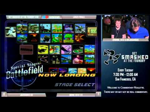Get Smashed at the Foundry #48 - Loser Finals: MIOM|SFAT (Fox) vs Laudandus (Sheik)