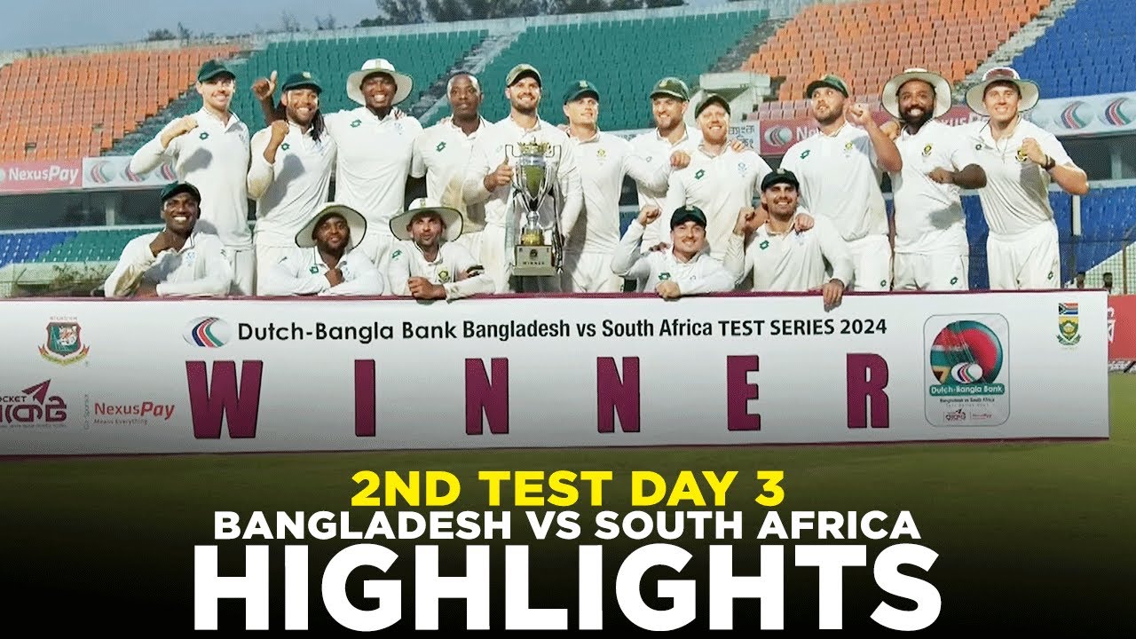 Full Highlights | Bangladesh vs South Africa | 2nd Test Day 3 | M3H1K