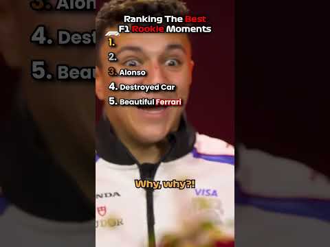 Ranking The Top 5 BEST F1 Rookies Moments