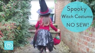 How To Make a Witch Costume for Kids | Channel Mum