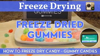 Freeze Dried Gummies | Harvest Right Freeze-Dried Candy | How to Freeze Dry Gummy Candy Step by Step