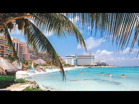 4K CANCUN Mexico Walking Tour 🇲🇽 🏖️ The Mexican Caribbean travel Walk Hotel Zone Punta Cancun