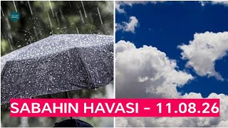 Temperatur bir qədər enəcək, Bakıda yağış, rayonlarda isə intensiv yağış yağacaq - 11.08.26