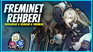 FREMINET REHBERİ (4.0) | Yadigarları & Silahları & Takım Kurulumu | Genshin Impa