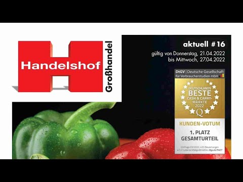 🛒 Handelshof Katalog Prospekt 21. bis 27. April 2022 - Neuigkeiten, Angebote Deutschland 🇩🇪