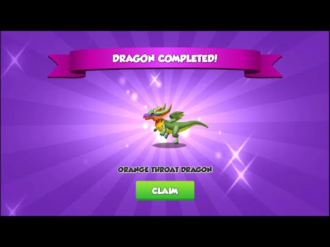 Hatching 🐲 Orange Throat Dragon 🐲 | Dragon Mania Legends |