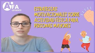 Estrategias motivacionales sobre actividad física para personas mayores