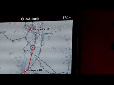 ICE 70 Karlsruhe hbf Ausfahrt bis Mannheim hbf ICE Freiburg Mannheim Richtung Hamburg hbf von Chur I