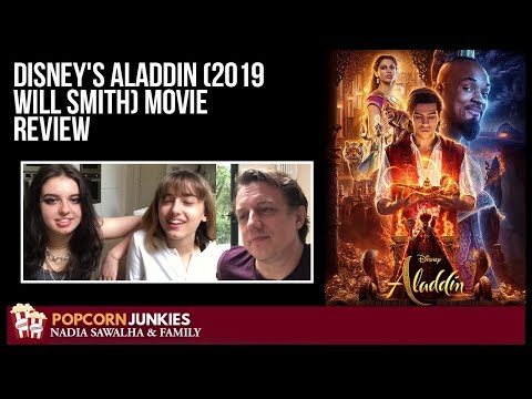 Disney's Aladdin (2019 - Will Smith) - Nadia Sawalha & The Popcorn Junkies Family MOVIE REVIEW