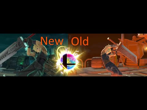 Cloud's old final smash vs Cloud's new final smash