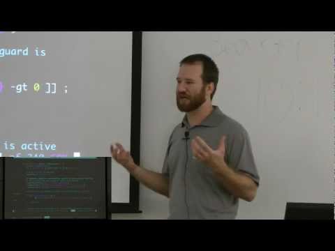 2012 UTOSC - Zsh: A high-level overview of shell-use and scripting - Seth House