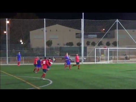 30-12-2015 GOLES DEL PARTIDO AMISTOSO CD JUVENTUD MANISENSE 2 BURJASSOT CF 3