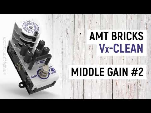 Демонстрация звучания гитарного предусилителя AMT Vx-Clean