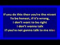 Bladee Be Nice To Me Karaoke