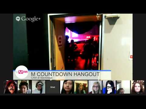 M COUNTDOWN HANGOUT CAM - Backstage