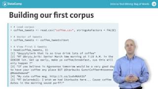 R tutorial: Getting started with text mining?