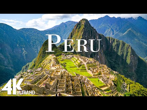 FLYING OVER PERU (4K UHD) - Amazing Beautiful Nature Scenery with Piano  Music - 4K Video HD