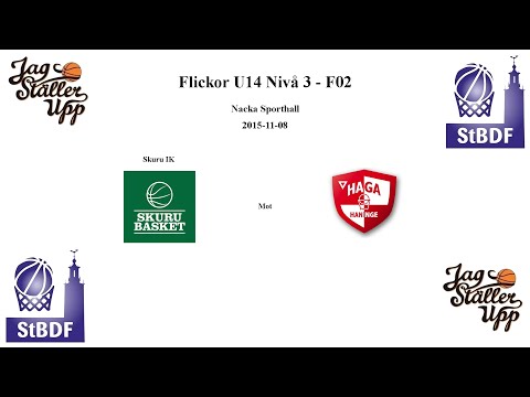 Skuru Basket (F02) mot Haga Haninge - 2015-11-08