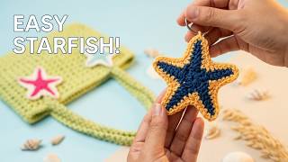 DIY Crochet Starfish Charm The Perfect Summer Accessory 🐚✨ Easy Crochet Tutorial #roradiy