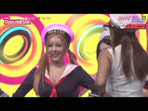 150911 AMN 쇼케이스 티아라 - Number 9 + 롤리폴리 + 완전 미쳤네 + Stick with U (with MBK Crews)