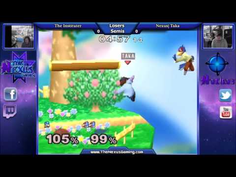 Nexus| Taka(Doctor Mario) vs The Instituter(Falco) - Super Smash Bros. Melee - Loser Semis 1-10-16