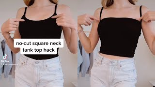 Download lagu No-Cut Square Neck Tank Top Hack! mp3