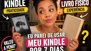 O Kindle estava me fazendo esquecer por que eu gosto de ler?