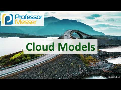 Cloud Models - N10-008 CompTIA Network+ : 1.8