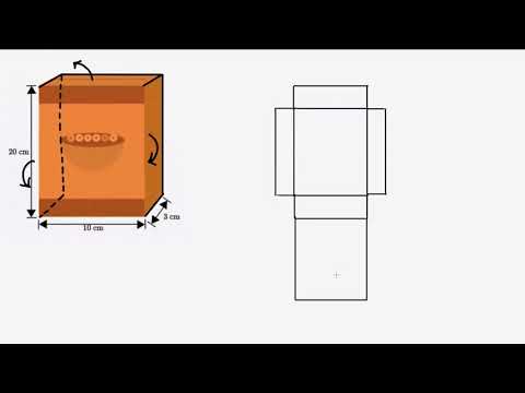 الصف السادس الرياضيات الهندسة إيجاد مساحة سطح صندوق باستخدام الشبكات