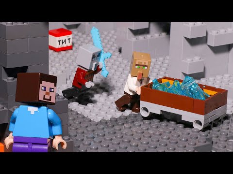 LEGO Minecraft - Stop Motion Compilation | Minecraft Animation