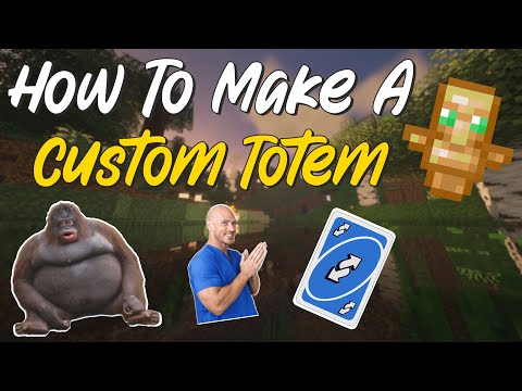How To Make ANY PNG a Totem of Undying In Minecraft 😳