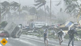 Download lagu China in Panic: Super Typhoon Matmo blows away trucks, sinks ships, and destroys homes in Hainan. mp3