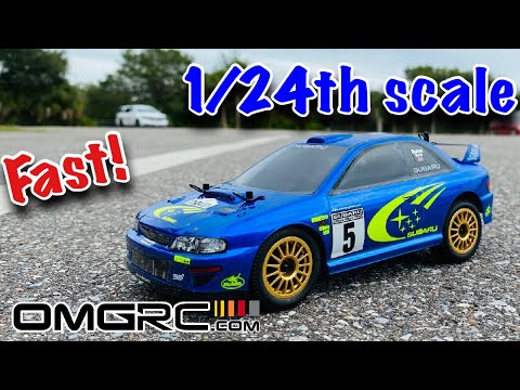 GT24 1/24 SCALE MICRO 4WD BRUSHLESS RTR, SUBARU WRC - OMGRC.com