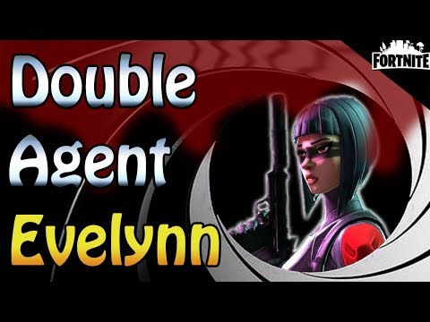 FORTNITE - Double Agent Evelynn Perks And Gameplay (Level 100 Category 3 Fight The Storm) Video