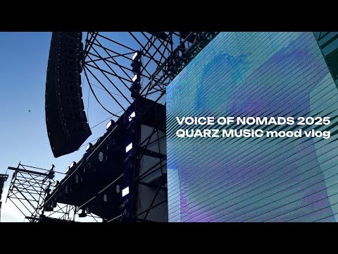 QUARZ MUSIC team on VOICE OF NOMADS 2025 tour | mood vlog