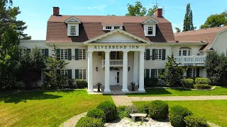 Niagara's Most Picturesque Hotel? 🇨🇦 Drone Tour of the RIVERBEND INN & Vineyard 