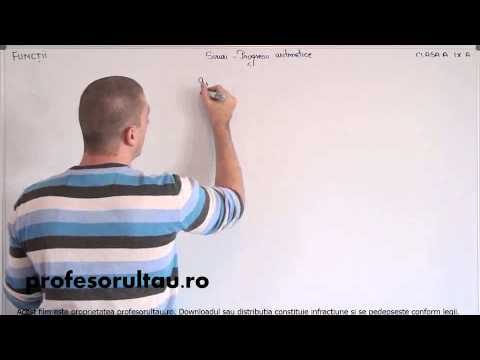 13   cls9   Functii   siruri   progresii aritmetice   definitii   partea 2 - profesorultau.ro