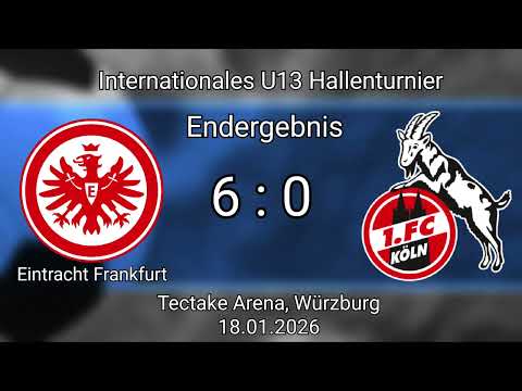 Finale U13: Eintracht Frankfurt - 1.FC Köln