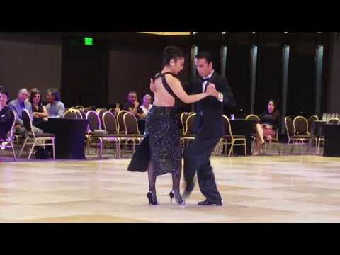 "El HURACAN" Tango:  Rochelle and Richard at tango summit Stage Tango ( Pro Am Champion 2018)