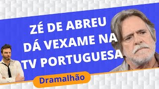 Vergonha alheia: Zé de Abreu chora na TV por causa do Bolsonaro!
