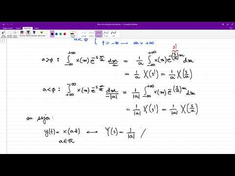 Transformada de Laplace - Propriedades - Escala (tempo e s)