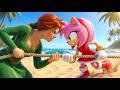 SHREK Vs SONIC TUG OF WAR BEACH BATTLE