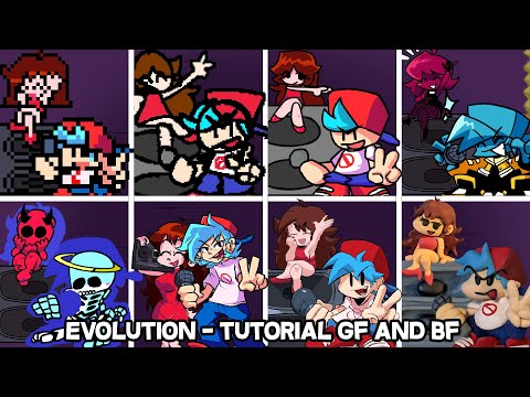 but evolution with 9 Mods Difference In Skin and Song Tutorial - Friday Night Funkin [FNF MODS]
